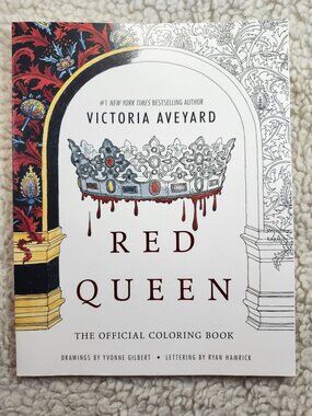 Victoria Aveyard Red Queen The Official Coloring Book HarperTeen Illustrated